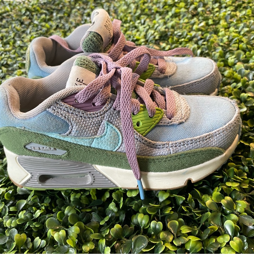 Nike Kids' Air Max Casual Sneakers in Pastel Blue & Green